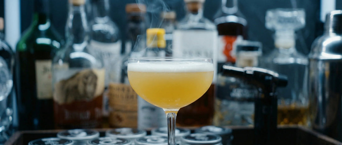 Koktejlový recept: Uzené Bee's Knees - S koktejlovým uzeníkem - Smoking Spirit