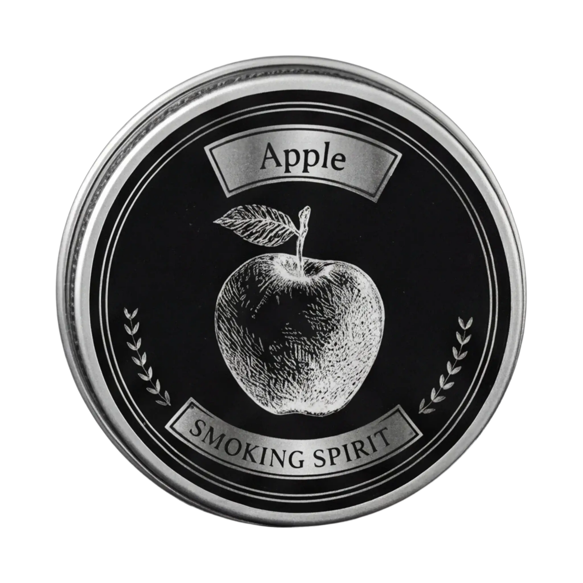 Smoking Spirit dřevěné štěpky pro whiskey udírnu - obal dřevěných štěpků Apple na černém pozadí
